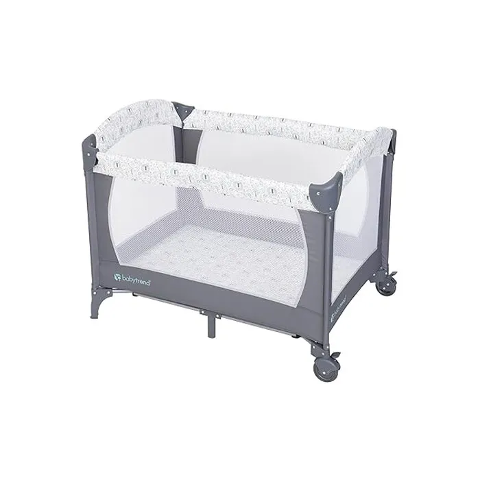 تخت و پارک بازی بیبی ترند مدل Babytrend EZ Rest® Deluxe Nursery