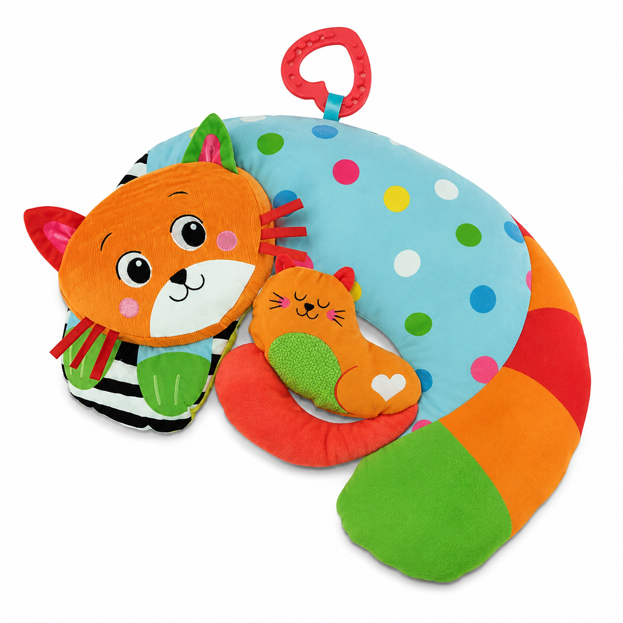بالش بازی نوزاد Clementoni مدل Kitty Cat Pillow کد 17800